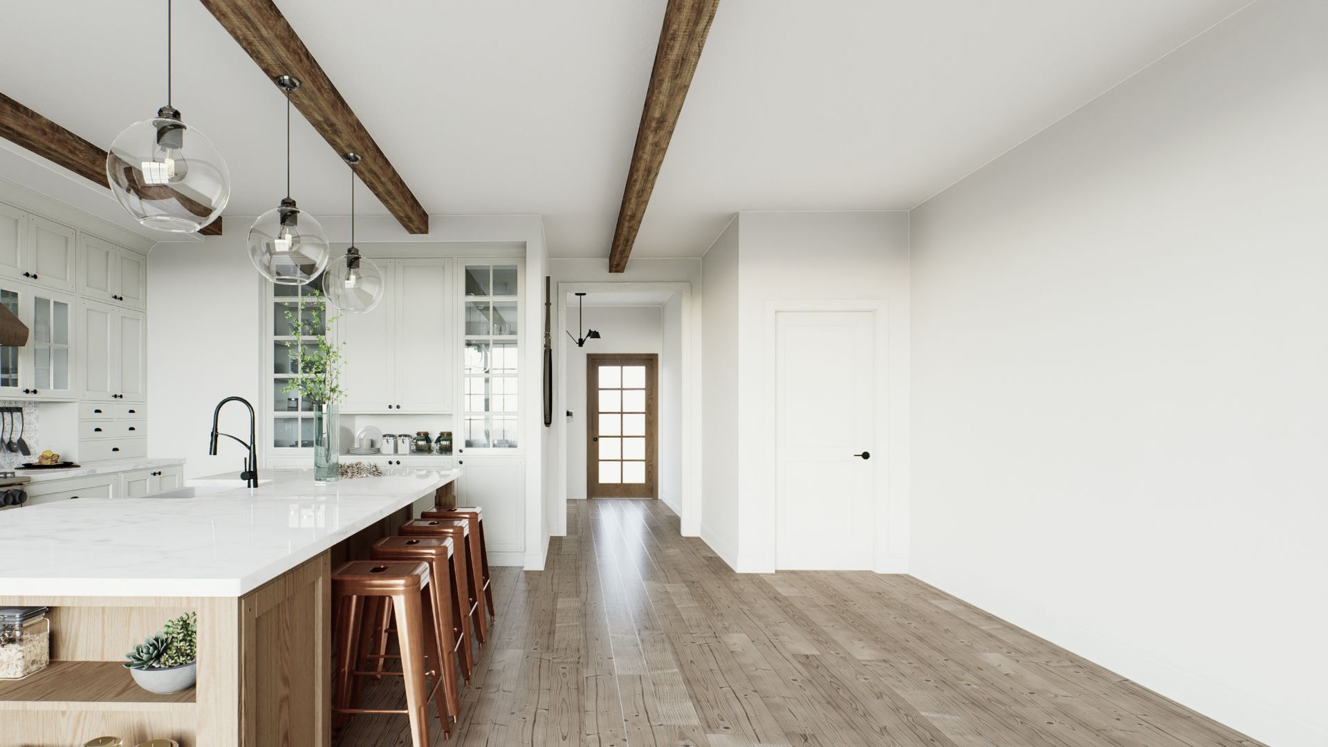 Cuisine ouverte, plex du Plateau